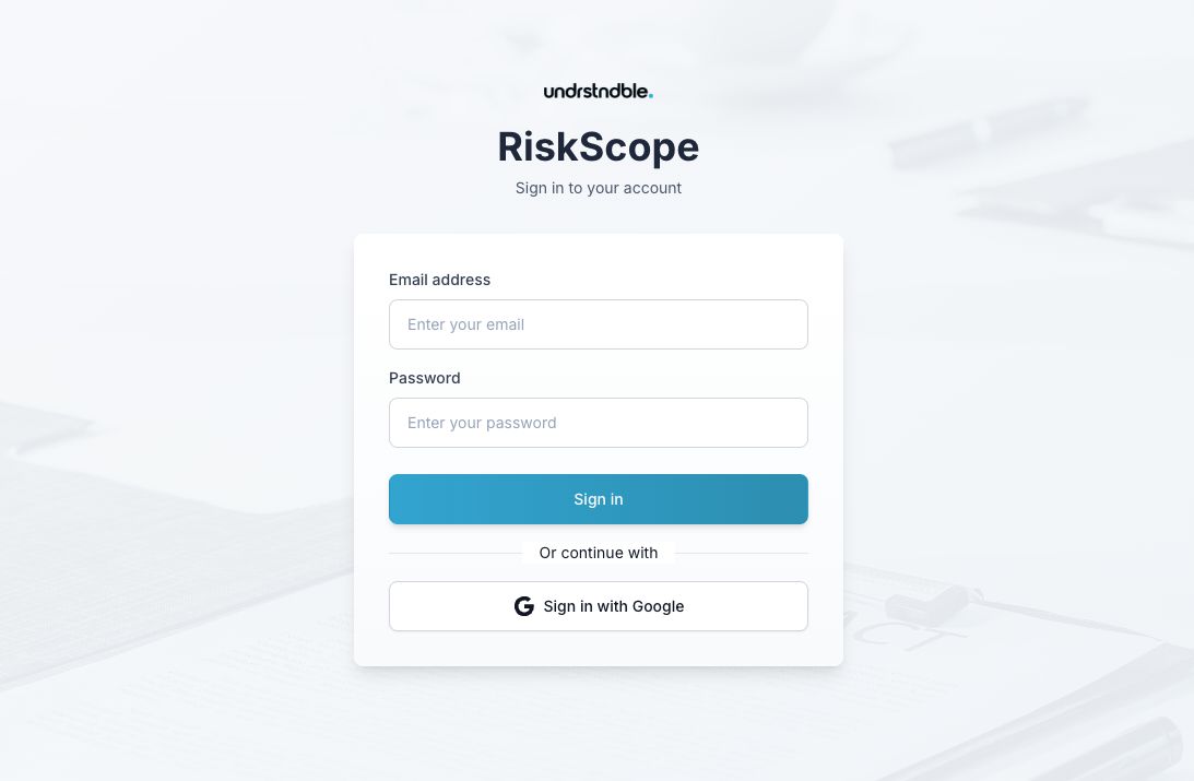 RiskScope Risk Analysis Software
